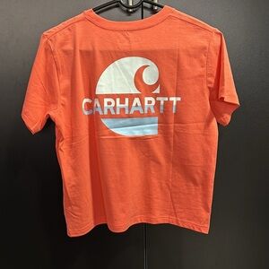 Carhartt Logo Graphic back,logo patch pocket,stack,crew neck,cotton T-shirt